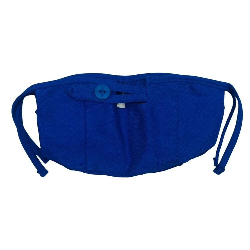 Vintage Longaberger Oval Kiddie Purse Basket Liner - Bright Cornflower